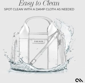 Casemate Case-Mate Micro Tote Bag - Wodoodporna torba na ramię (Silver Chrome/Clear) 8