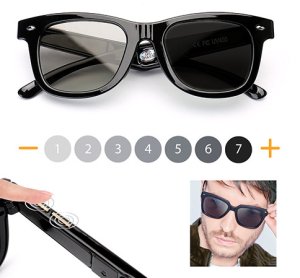 Tom Martin Okulary elektrochromatyczne E-VISION przeciwsłoneczne 7 poziomów 2