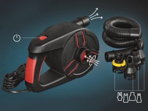 Bestway Bestway pompka eklektyczna Powergrip PRO do gniazdka+4adaptery 62247 11