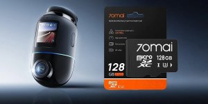 Wideorejestrator 70mai Omni X800 4K Czarny + karta SD 128GB 6