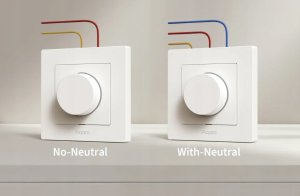 Aqara Aqara Dimmer Switch H2 EU Biały | Ściemniacz światła z pokrętłem | Thread, Zigbee 4