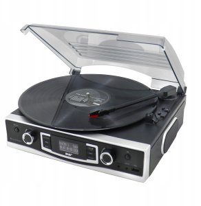 Gramofon Soundmaster GRAMOFON STEREO SOUNDMASTER PL590SW DAB+/FM-RDS USB-MP3 NAGRYWANIE USB, AUX-IN 2
