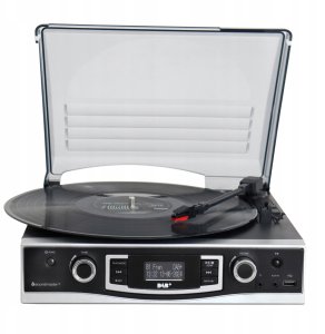 Gramofon Soundmaster GRAMOFON STEREO SOUNDMASTER PL590SW DAB+/FM-RDS USB-MP3 NAGRYWANIE USB, AUX-IN 3