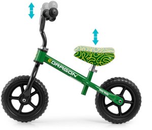 Rowerek biegowy Milly Mally Rowerek biegowy Dragon Green 2