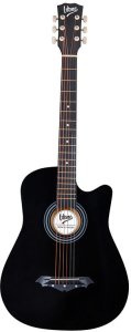 V-Tone V-TONE AG ONE BK gitara akustyczna 4/4 kostki pasek zapasowe struny pokrowiec akordy 3