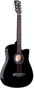 V-Tone V-TONE AG ONE BK gitara akustyczna 4/4 kostki pasek zapasowe struny pokrowiec akordy 4