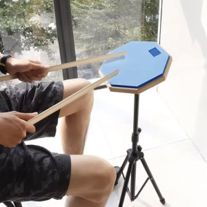 V-Tone V-TONE PDS1 BL niebieski pad perkusyjny do ćwiczeń statyw pałeczki pokrowiec zestaw 12" 2