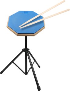 V-Tone V-TONE PDS1 BL niebieski pad perkusyjny do ćwiczeń statyw pałeczki pokrowiec zestaw 12" 6