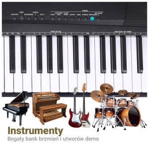 MK MK WP 881 pianino cyfrowe klawisze do nauki gry 11