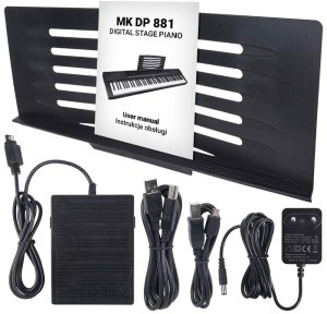 MK MK WP 881 pianino cyfrowe klawisze do nauki gry 9