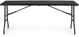 ModernHome Stół cateringowy 180 cm składany w walizkę czarny EDUKAMP 2