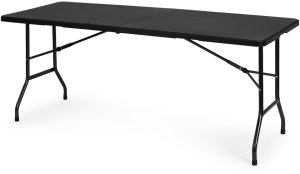 ModernHome Stół cateringowy 180 cm składany w walizkę czarny EDUKAMP 3