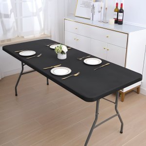 ModernHome Stół cateringowy 180 cm składany w walizkę czarny EDUKAMP 9