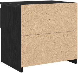 vidaXL Szafka nocna Czarny dąb 40 x 30 x 39 cm 6