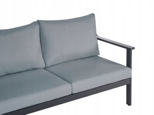 Beliani Sofa ogrodowa dla 3 osób KIATO Metal Ciemnoszary 8