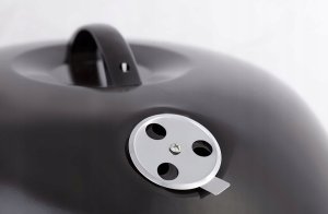 Home Life Grill ogrodowy węglowy Comfort przenośny z pokrywą i kółkami 6