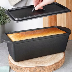 Vilde Forma do Wypiekania Chleba z Pokrywką Żeliwna VILDE 35 cm 3 L 4