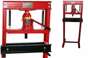 Geko #Prasa hydrauliczna 20T z manometrem i pompą nożną(1) 12