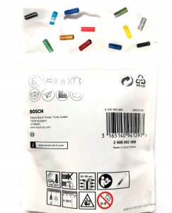 Bosch Hot glue sticks, glitter effect 70pcs. Gluey blue-green-red-silver-gold 5