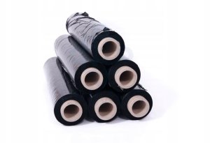Folia stretch OfficeProducts Folia stretch OFFICE PRODUCTS, ręczna, 1,5kg netto, szer. 500mm, 23mikr., czarna 4
