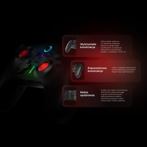 Pad Rampage Hydra Pro czarny ze stacją ładującą (HYDRAPRO-BLACK) 2