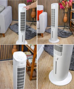 Wentylator Zilan WENTYLATOR KLIMATOR KOLUMNOWY AROMA XXL 106CM 3L LED PILOT MEGA MOC 60W 14