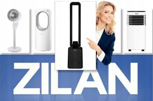 Wentylator Zilan WENTYLATOR KOLUMNOWY BEZŁOPATKOWY 97CM CICHY PANEL DOTYKOWY + PILOT 50W 8