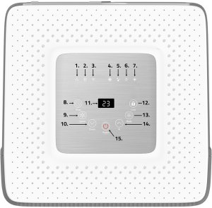 Klimatyzator Aiwa Klimatyzator przenośny domowy pokojowy Osuszacz powietrza Grzanie Chłodzenie 3kW AIWA-PAC10Y2 4