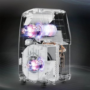 Klimatyzator Aiwa Klimatyzator przenośny domowy pokojowy Osuszacz powietrza Chłodzenie Grzanie 4,7kW AIWA-PAC16Y2 7