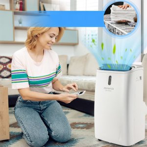 Klimatyzator Aiwa Klimatyzator przenośny domowy pokojowy Osuszacz powietrza Chłodzenie Grzanie 4,7kW AIWA-PAC16Y2 9