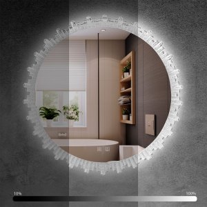 Tutumi LUSTRO ŚCIENNE LED KRYSZTAŁOWE 80cm X013 4