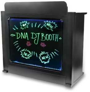 DNA stanowisko DJ z podświetlaną tablicą DNA DJ BOOTH BK 4