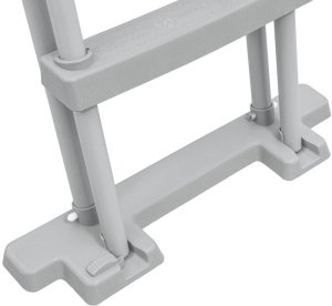 Bestway Bestway bezpieczna antypoślizgowa metalowa Drabinka do basenu 132cm 58332 EDUKAMP 4