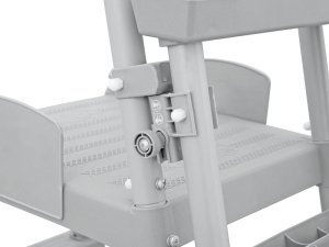 Bestway Bestway bezpieczna antypoślizgowa metalowa Drabinka do basenu 132cm 58332 EDUKAMP 5