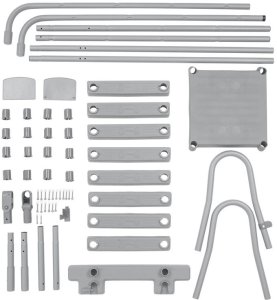 Bestway Bestway bezpieczna antypoślizgowa metalowa Drabinka do basenu 132cm 58332 EDUKAMP 7