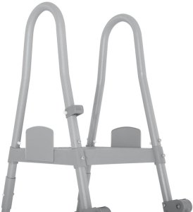 Bestway Bestway bezpieczna antypoślizgowa metalowa Drabinka do basenu 132cm 58332 EDUKAMP 10
