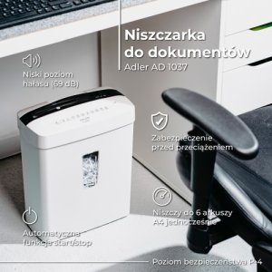 Niszczarka Adler Niszczarka do dokumentów 171