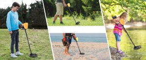 Metal Detector Podziemny Wykrywacz Metali Braders Detektor Metalu Słuchawki Łopata Baterie 2