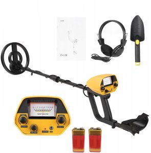 Metal Detector Podziemny Wykrywacz Metali Braders Detektor Metalu Słuchawki Łopata Baterie 7
