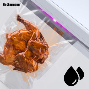 Heckermann Zgrzewarka próżniowa do pakowania żywności Heckermann 2900 Biała 4