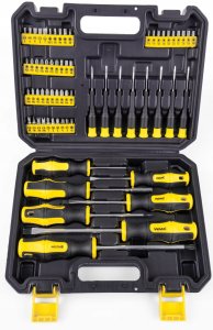 WMC TOOLS Zestaw śrubokrętów wkrętaków i bitów z magnesem 65el. 16