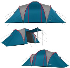 Namiot turystyczny Nils Extreme NC6031 NIEBIESKO- JASNO SZARY HIGHLAND NILS CAMP 2