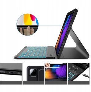 4kom.pl TECH-PROTECT SC PEN + KEYBOARD XIAOMI PAD 7 / 7 PRO BLACK 5