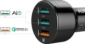 Ładowarka Aukey CC-T11 3x USB-A 7.8 A  (CC-T11) 3