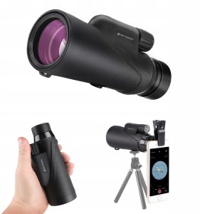 Luneta Kf Monokular Luneta K&F ZOOM 8x 42mm BaK4 IP68 + Etui Statyw Uchwyt na Telefon 4
