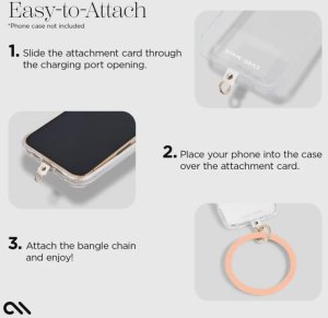 Casemate Case-Mate Phone Bangle - Bransoletka na nadgarstek do smartfona (Peach) 6