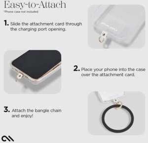 Casemate Case-Mate Phone Bangle - Bransoletka na nadgarstek do smartfona (Black) 6
