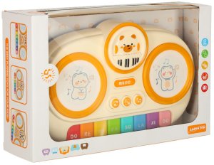 Moneks Pianinko organki interaktywne dla dzieci edukacyjne beżowe Kik Sp. z o. o. Sp. k. 14