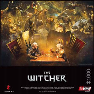 Good Loot Puzzle Gaming Puzzle: The Witcher (Wiedźmin) Playing Gwent 1000 elementów 12