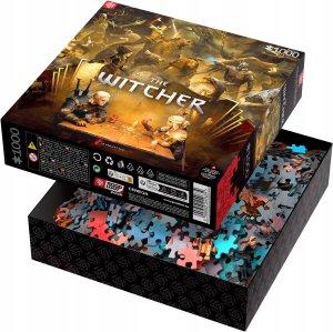 Good Loot Puzzle Gaming Puzzle: The Witcher (Wiedźmin) Playing Gwent 1000 elementów 18